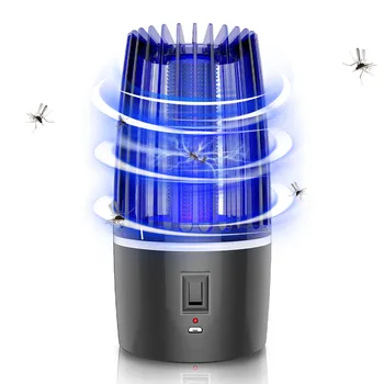 

USB Mosquito Lamp UV Light Rechargeable Insecticidal Lamp Physical Mosquito Killing Mute Radiationless Insect killer Flies Trap
