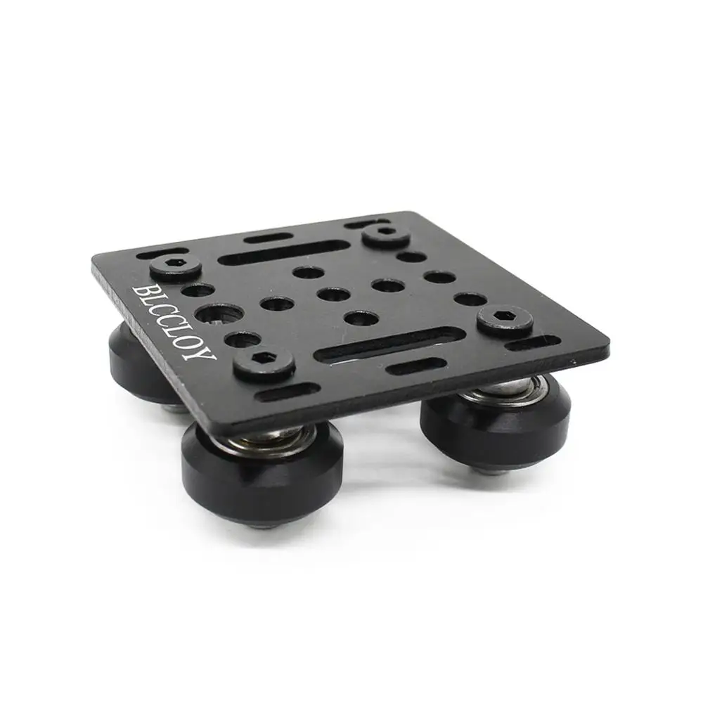 BLCCLOY V Slot Metal Pulleys, V-Slot Aluminum Profile Pulley 3D printer Accessory Profile Roller