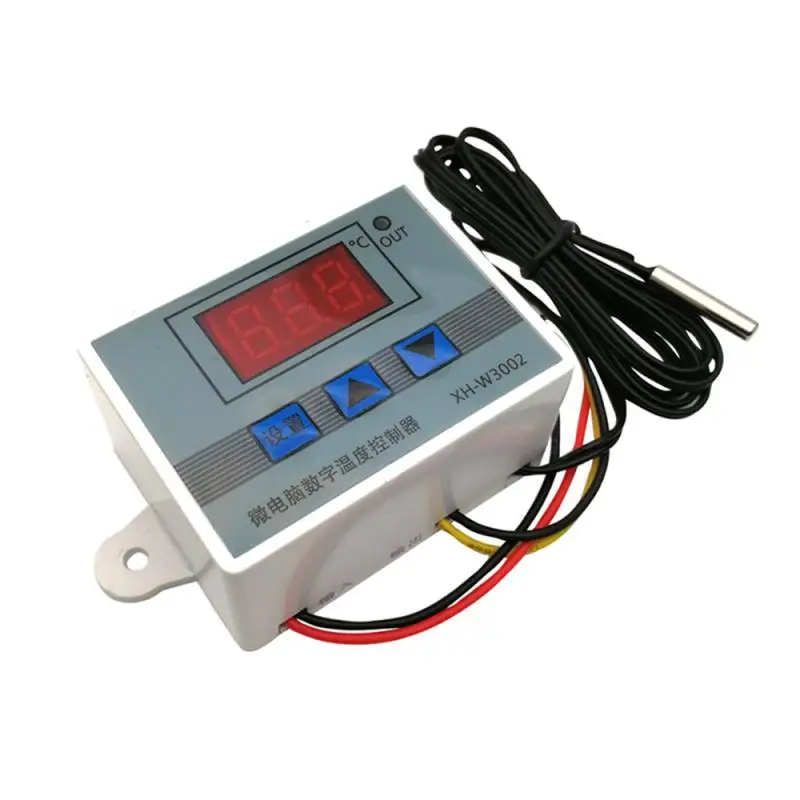 Controlador XH-W3002 de temperatura Digital LED, controlador de temperatura multifuncional, termómetro, controlador térmico, interruptor de sonda