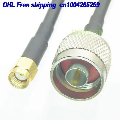 DHL 50 шт. n-штекер в RPSMA штекер прямой KSR240 джемпер pigtail 2" кабель 22j