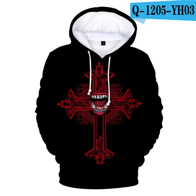 3D sweatshirts Хаха Джокер Мода 3D толстовки Хэллоуин сумасшедшая пуловер хаха Джокер печати тренд толстовки Повседневная Уличная одежда - Цвет: 3D sweatshirts