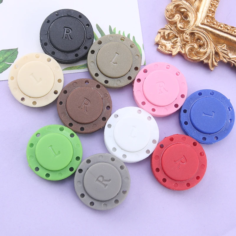 1 Pair Sewing Buttons Clothes Hidden Buckle Invisible Magnet Button Cover  Slip Non-slip Buckle Handmade DIY Clothing Decoration