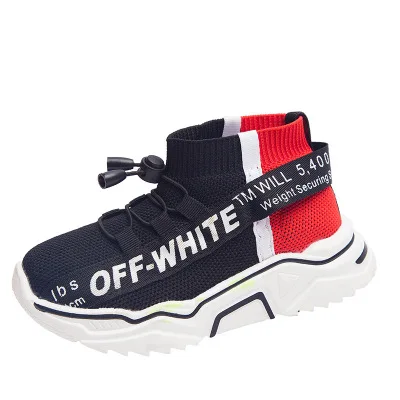 Girls Sneaks New Running Shoes Kids Fashion Mesh Breathable Autumn Shoes Children Sports Flats Shoes Kids Mesh Casual Shoes - Цвет: Black