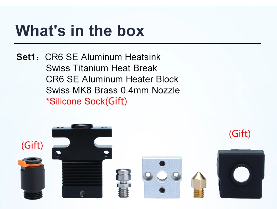 Trianglelab CR6 SE HOTEND ALL-METAL HOTEND KIT FOR CR-6 SE CR-6 MAX SE High quality extrusion head KIT  3D printer accessories