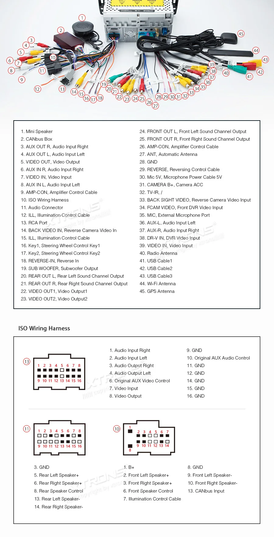 Flash Deal XTRONS 7"Android 9.0 Octa Core 4G RAM 64G ROM Car DVD Multimedia GPS System Fit for Chevrolet for Buick for GMC for HUMMER 26