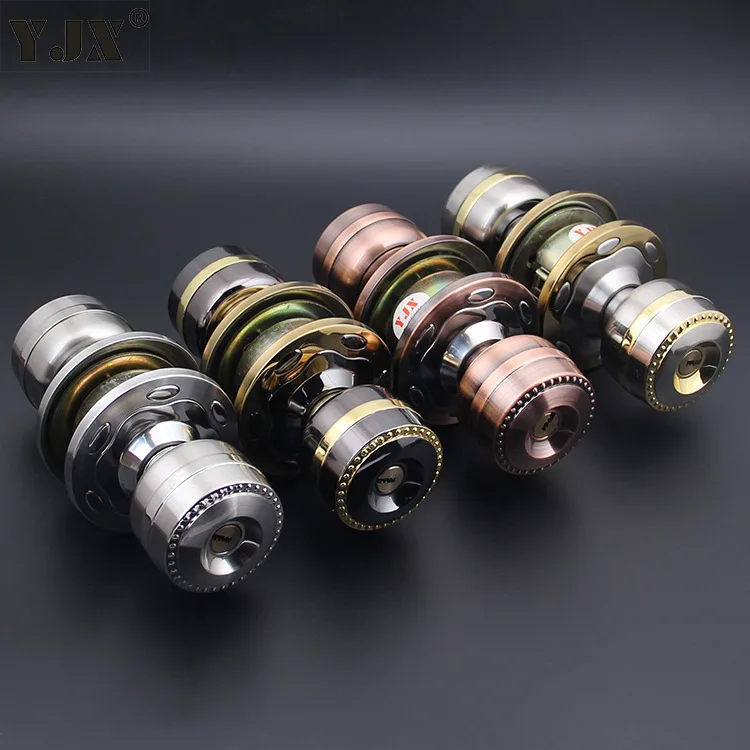 

Yjx/Ya Jin Xuan Doorknob Protector Room Spherical Lock Bedroom Door Lock 5892 Ball Lock guo dao suo