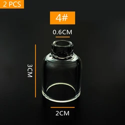 2/5 PCS TIG Welding Torch Stubby Gas Lens#4 Glass Set For WP-9/17/18/20/26 Is Easy To Assemble And Use Quartz glass cover