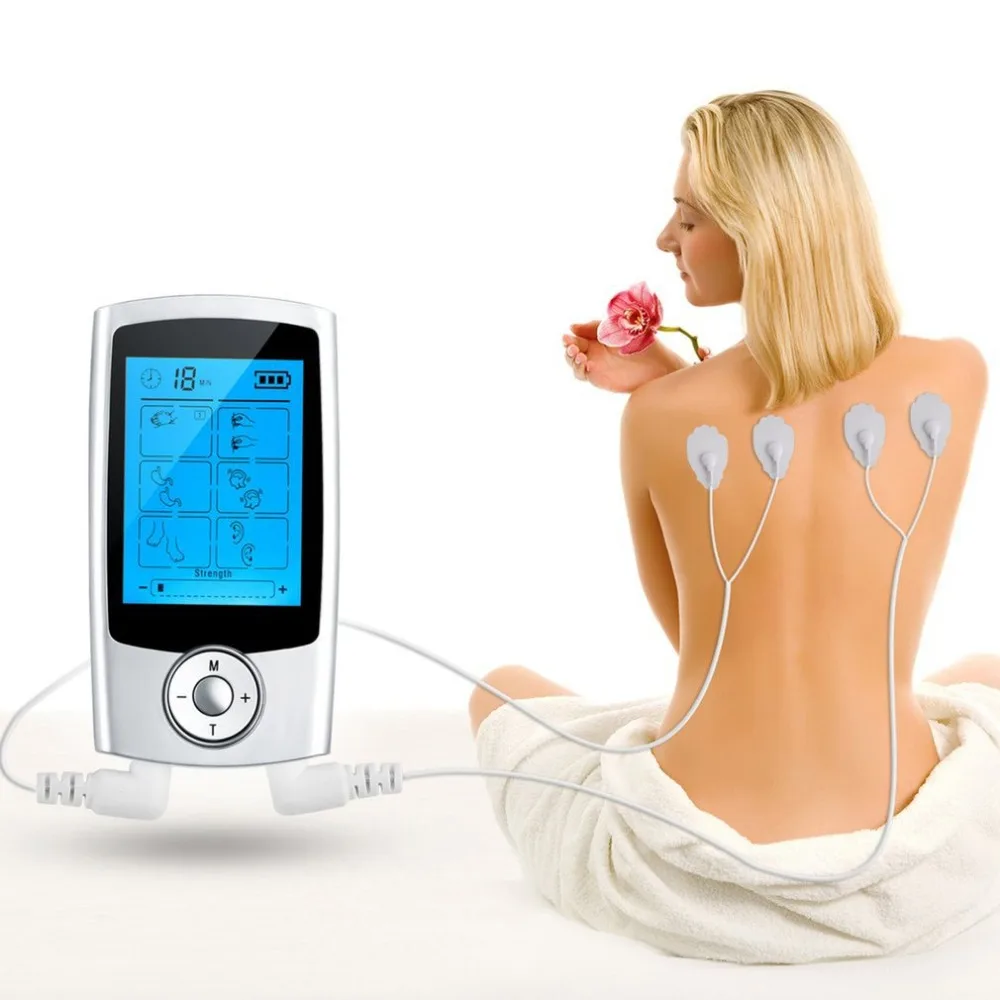 

16 Modes Meridian Massage Instrument Patch Electrotherapy Multi Function Electric Body Waist Back Massager Home Mini Acupuncture
