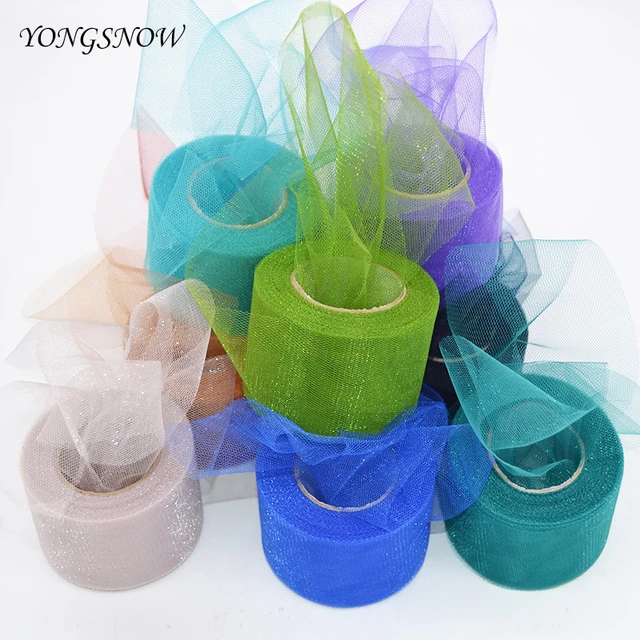 Multicolor Tulle Roll Spool 25 Yards 15cm Organza Roll Tulle Fabric DIY  Tutu Skirt Girl Baby Shower Birthday Wedding Party Decor - AliExpress