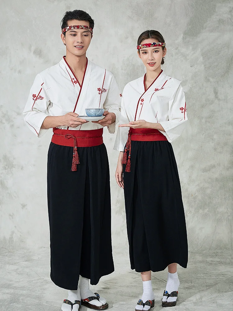 

Японский стиль, униформа шеф-повара, японский шеф-повар, рабочая одежда для ресторана, рабочая одежда, униформа для инструментов, японские куртки шеф-повара