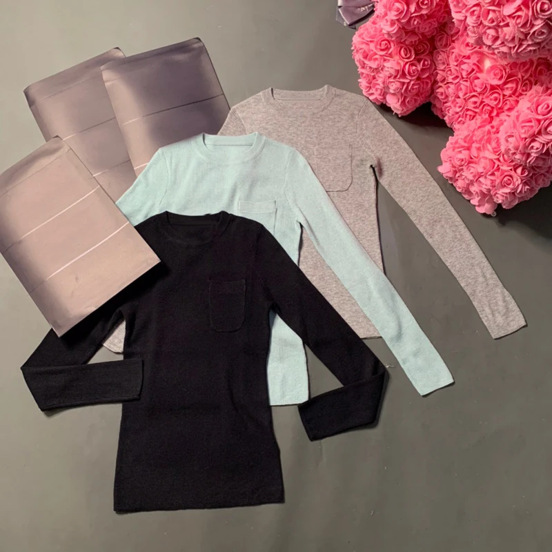 

Autumn Winter New 11.14 Fashion Casual Slim Wool Knitwear Women Comfortable Subcoating Pullover Sweater