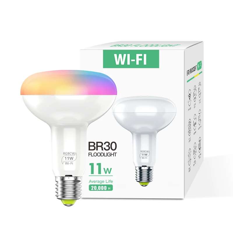 

Smart WiFi Light Bulb Magic home This Is Bubble Help E27LED Ball Stage RGB Light Bulb Auto Rotating Lamp KTV Party Disco DJ