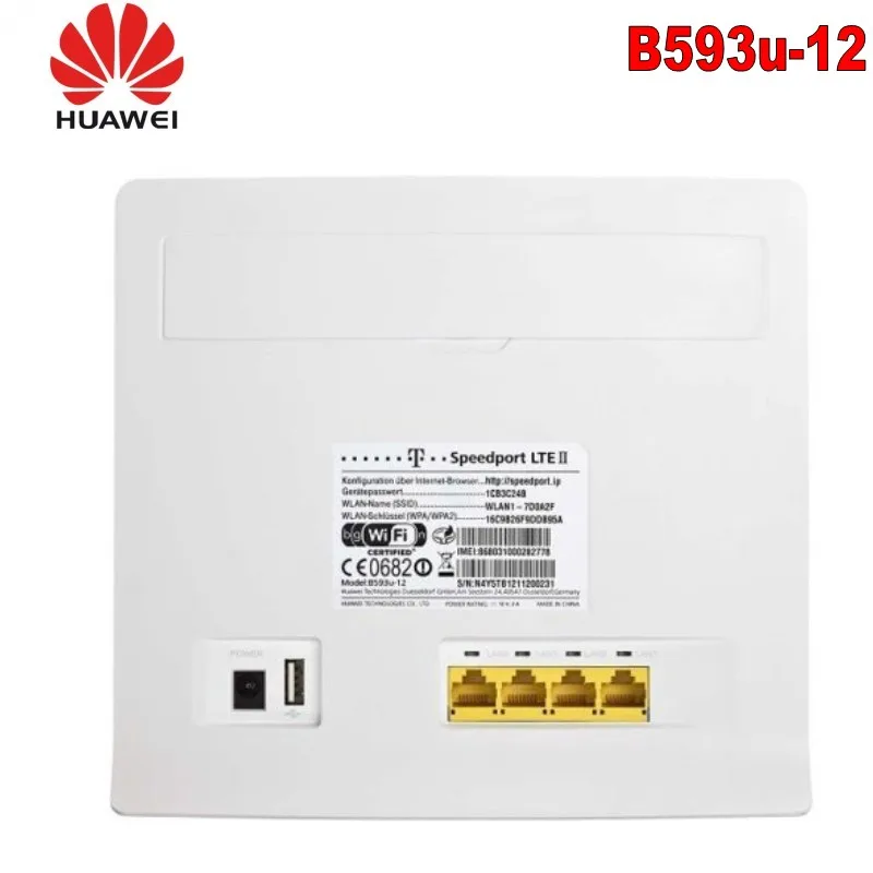 HUAWEI B593 LTE CPE 4G Роутер со слотом для sim карты B593u 12 + Двойная 35dBi антенна 3G и 4G|lte cpe|router