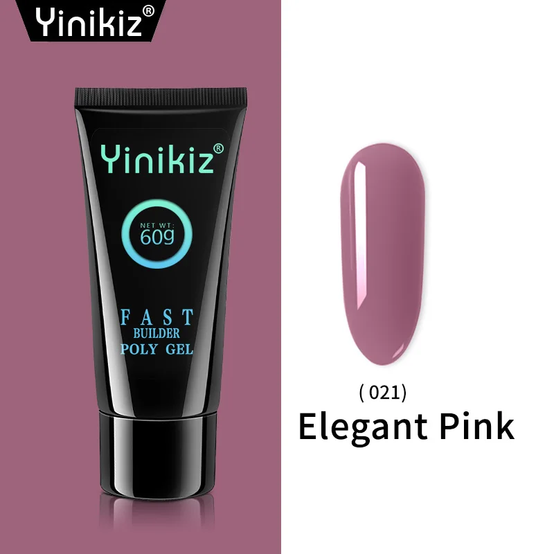

Yinikiz 30g Polygel Nail Acrylic Poly Gel UV LED Builder Gel Tips Enhancement Slip Solution Quick Extension Gel