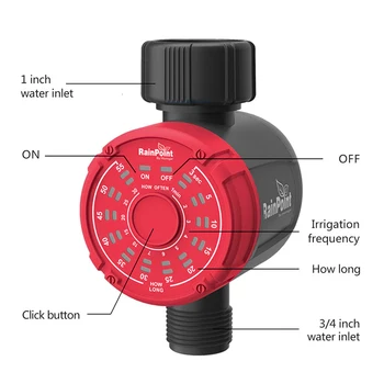 

Garden Automatic Digital Watering Timer Electronic Water Timer Home Garden One Key Set Irrigation System Timer Controller