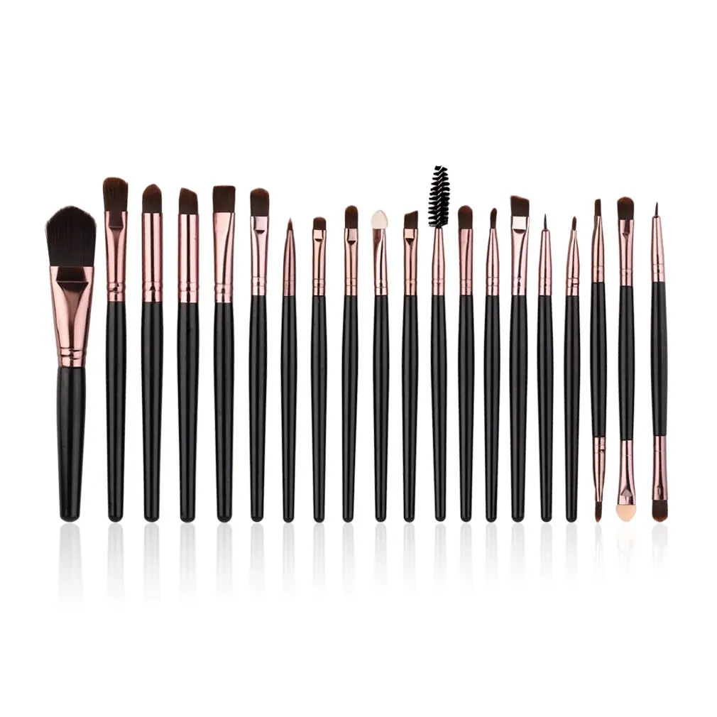 

Beauty 20pcs/set Makeup Brushes Pro Blending Eyeshadow Powder Foundation Eyes Eyebrow Lip Eyeliner Make up Brush Cosmetic Tool