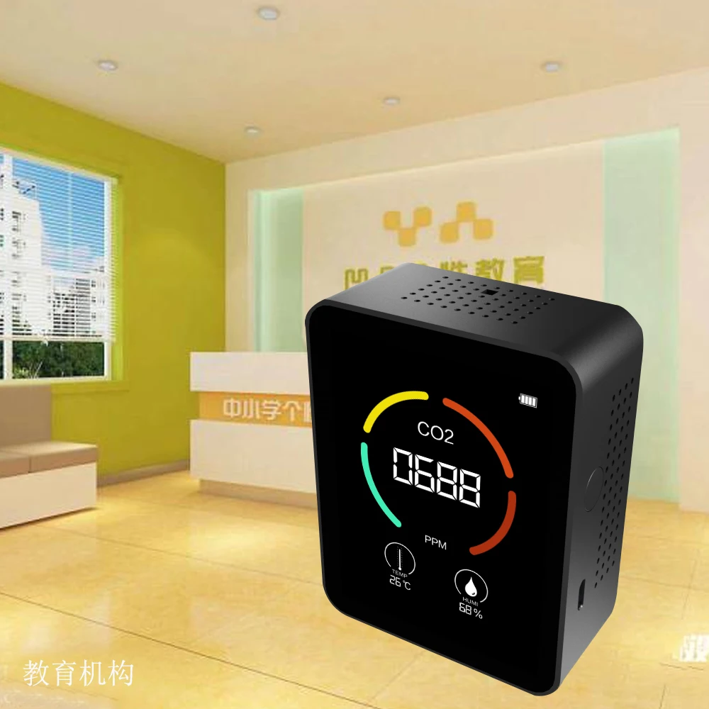 digital caliper HOT Air Monitor CO2 Carbon Dioxide Detector Greenhouse Warehouse Air Quality Temperature Humidity Monitor Fast Measurement Meter caliper tools