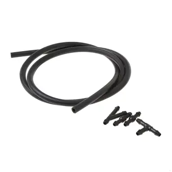 

Car Windscreen Water Wiper Nozzle Mist Washer Spray Hose with Spout Joint 5PCS Set