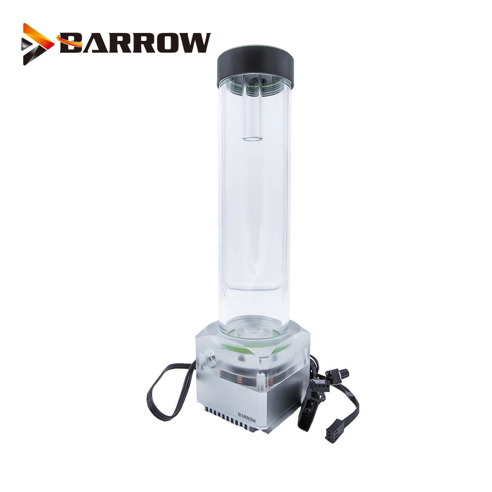 Kaufen Barrow DDC PWM Pumpe 17W Maximale Fluss Lift 5,5 Meter 960L H DDC Combo Pumpe + Reservoir  länge 195mm 245mm Kühlmittel Tank RGB