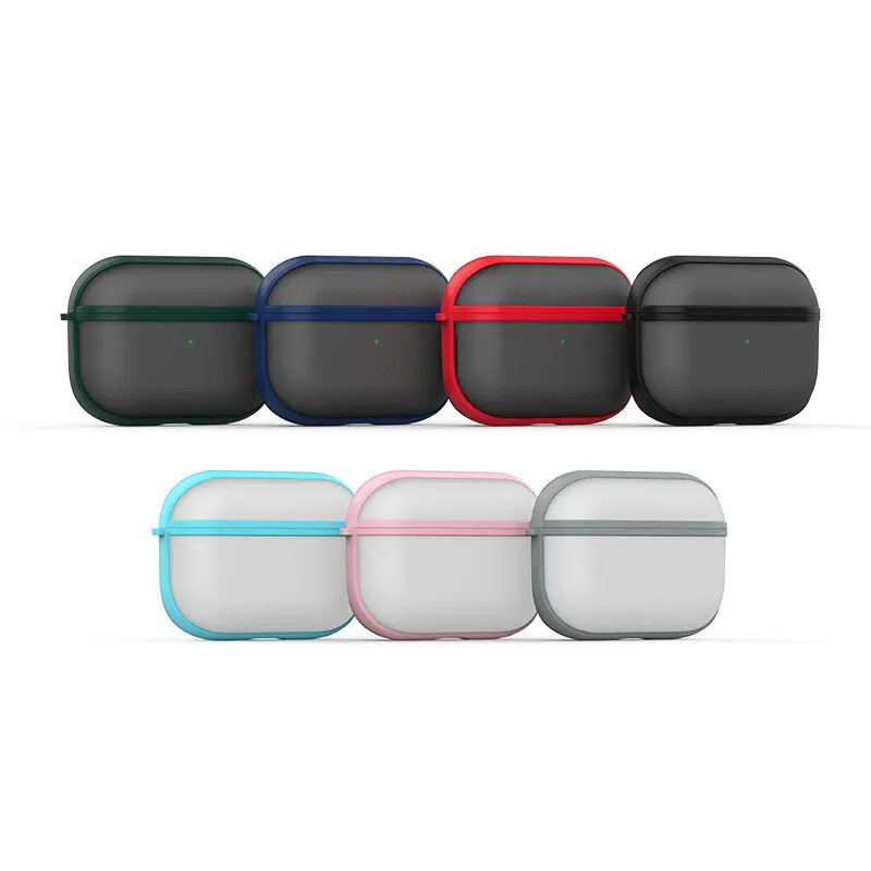 

Solid Hard Earphone Case for Air Pods 2019 Airpods Pro 3 Wireless Charging Box Holder Case Storage Earbud Protective Cover