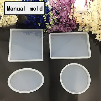 

Round Square Rectangle Shape Base Silicone Mold Resin Molds Epoxy UV DIY Resin Craft Home Decoration Handmade Tools