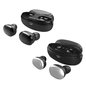 

T12 TWS Twins Earphones charging case Mini Bluetooth V4.1 Headsets Double Wireless HD Earbuds Stereo Dual Earpieces with MIC