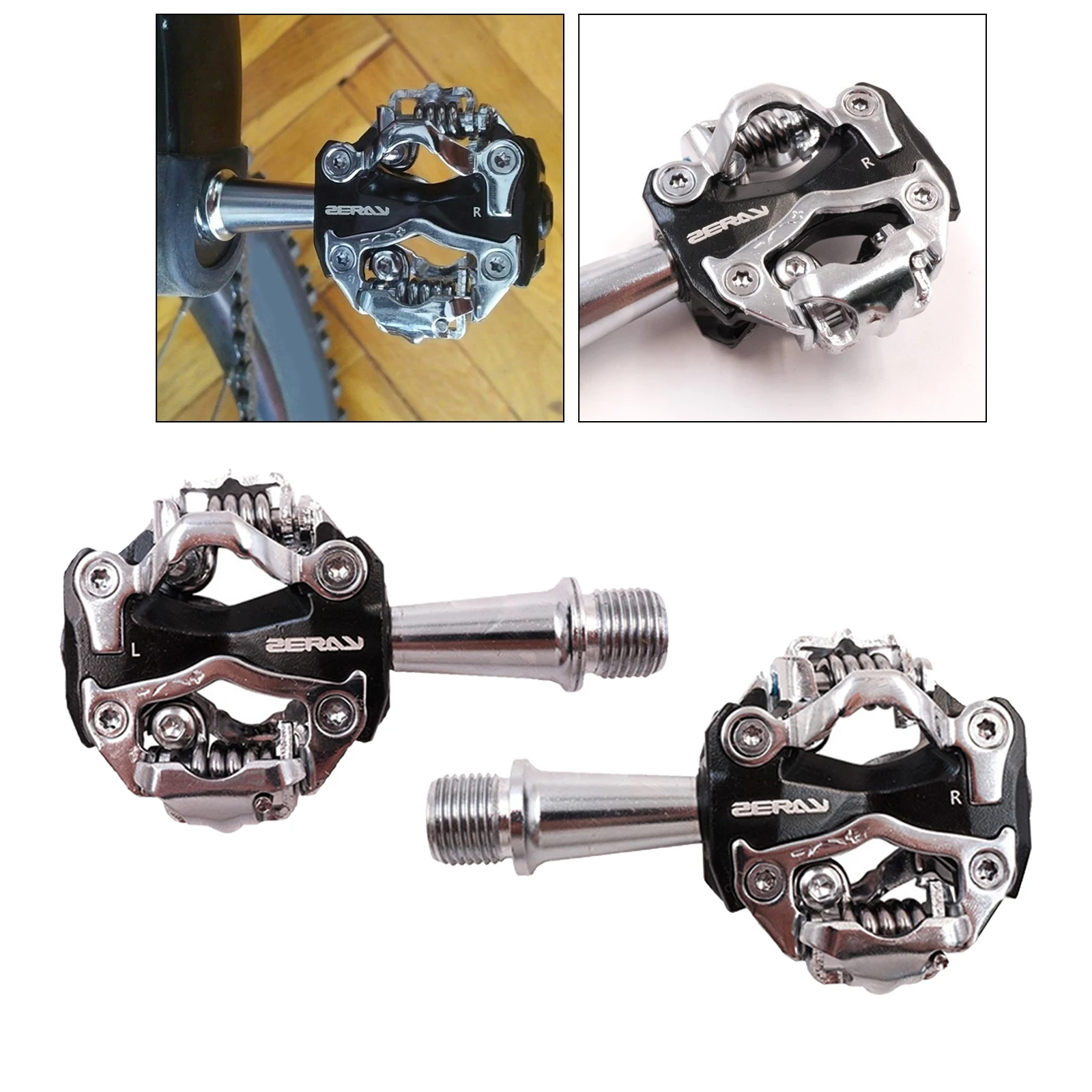 Mountain Bike Clipless Pedals High Strength MTB Self locking Bicycle
