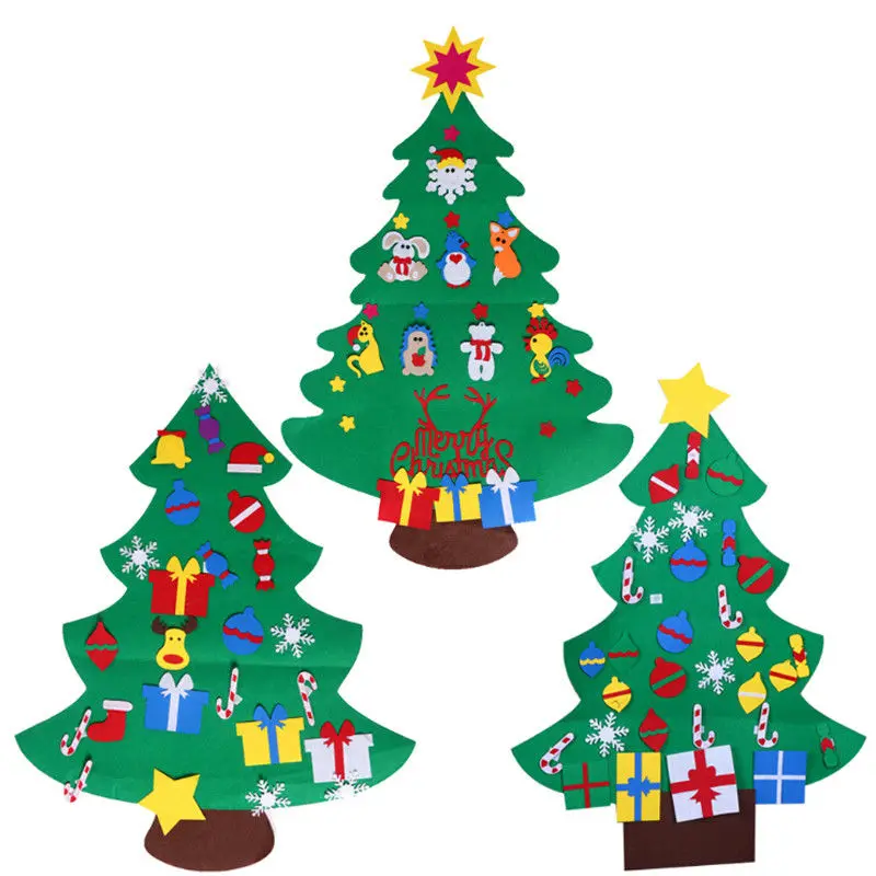 New Arrival Christmas Tree Decorations Door Room Wall Hanging Kid Educational Funny DIY Style Gift