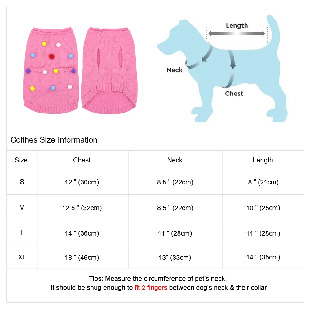 Fashion Dog Cat Sweater Clothes Winter Knitted Puppy Cat Coat For Small Dogs Cats Chihuahua Yorkies Pug Pet Cat Costume Clothing