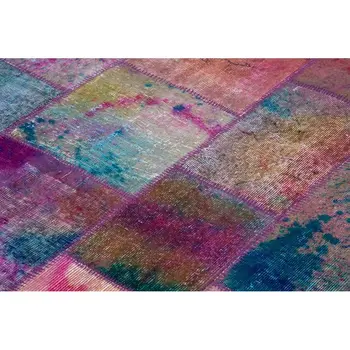 

198x300 Cm Multicolor Handmade Patchwork Rug-6x10 Ft