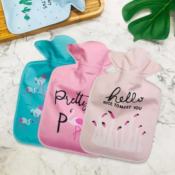 

PVC Mini Cute Cartoon Hand Warmer Water Bottle Hot Water Bottles Small Portable Water Injection Storage Bag Tools S/M