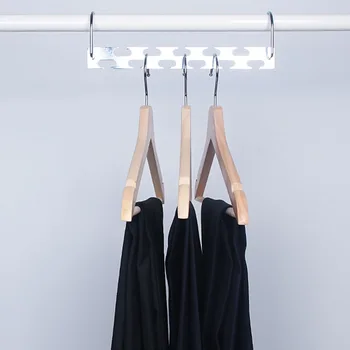 

Hangers Clothes Hanger 11 Hole Magic Hanger Metal Double Layer Hanger Hook Folding Multifunctional Hanger Clothes Organizer