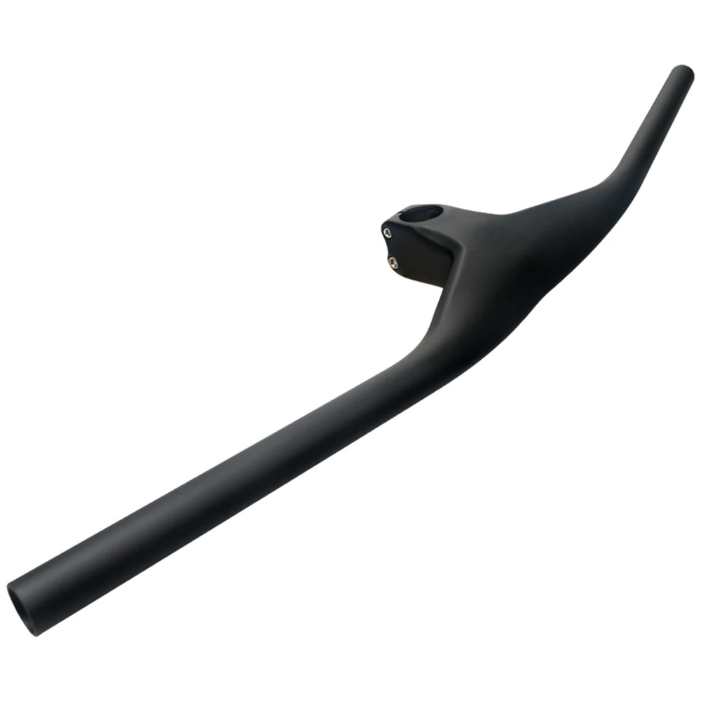 Carbon mtb integrated handlebar UD Matte Glossy carbon XC mountain bike frame with stem all one piece -17 degree bar | Спорт и