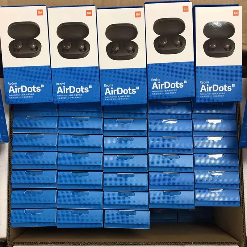 10 pieces/lot New Original Redmi Airdots 2 Xiaomi Airdots S TWS Earphone Wireless Bluetooth Handsfree