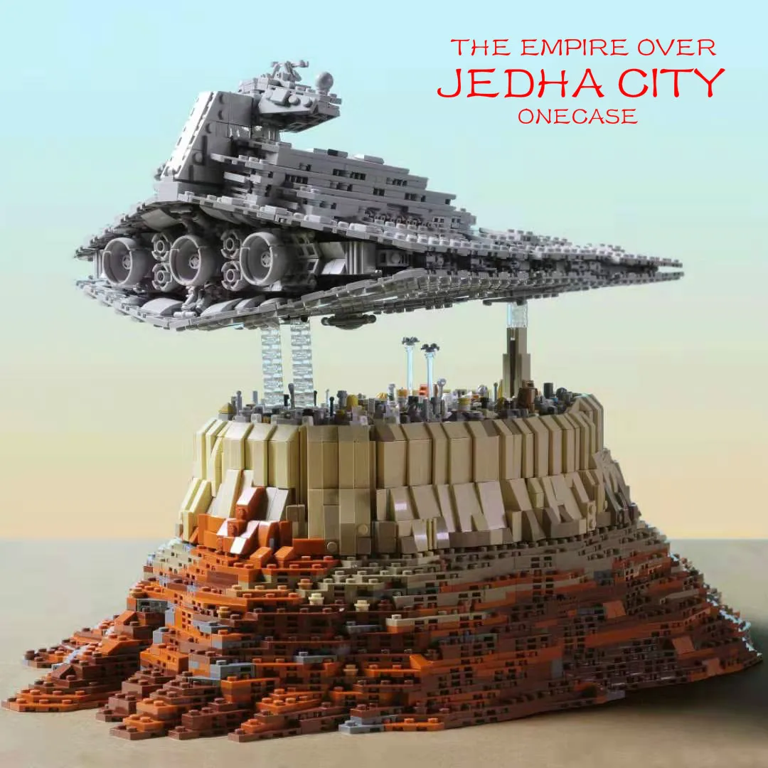 MOC первый заказ Звездный Разрушитель Звездные войны Империя над Jedha fit Звездные войны MOC-18916 модель строительные блоки кирпичи игрушки подарок
