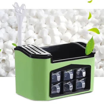 

Cutlery Holder Standing Sauce Household Seasoning Rack Detachable With Spice Box Organizer ABS Multifunction Kitchen Practical
