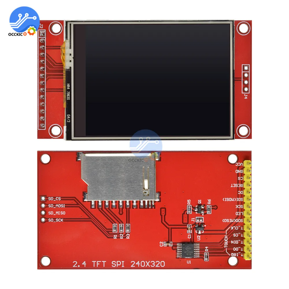 240x320 2," SPI серийный TFT ЖК-модуль дисплей экран с сенсорной панелью Драйвер IC ILI9341 SPI интерфейс порт