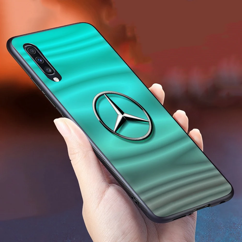 B5 Mercedes логотип мягкий силиконовый чехол для телефона для samsung Galaxy A3 A5 A6 плюс A7 A8 A9 J4 J6 J7 Duo J8 - Цвет: B5