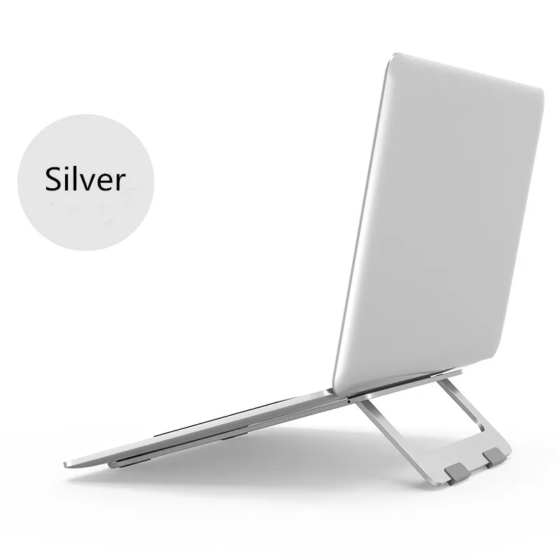 

Laptop Desk Adjustable Folding Notebook Stand Portable Pc Table Desk Stand Ergonomic Design Aluminum Alloy