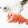 Pet Electric Jumping Cat toy Shrimp Moving Simulation Lobster Dancing Plush Toys For Pet dog Cats Stuffed Animal Interactive toy 1