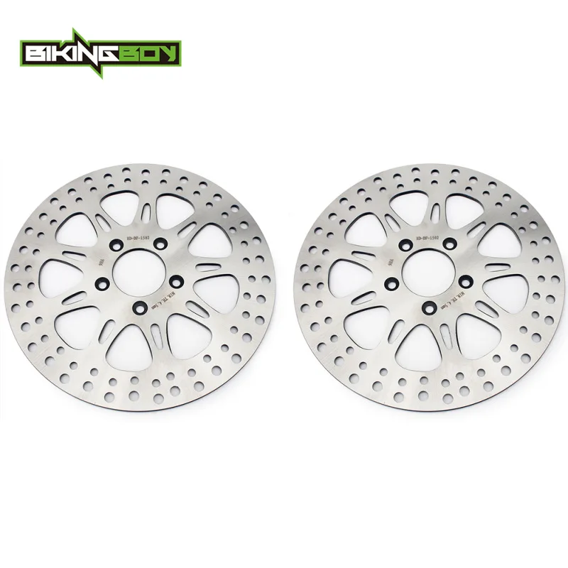 BIKINGBOY передние тормозные диски роторы для Harley XLR XLS FXDL FXDX супер Glide FLTR FLHRCI FLHT FLHTCUI 00 01 02 03 04 05 06