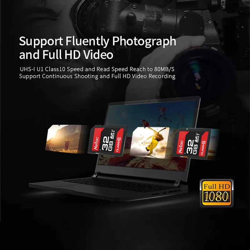 Netac флешка микро сд 32 GB оригинальные карты памяти 64 Class 10 U1 флэш 16 128 gb для Камера и DV
