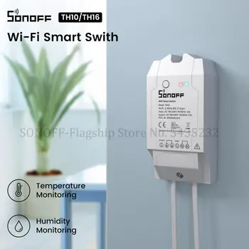 

Itead SONOFF TH10/TH16 Wifi Switch With Temperature Sensor Humidity Monitor Switch Wireless Remote Switch Via e-Welink Control