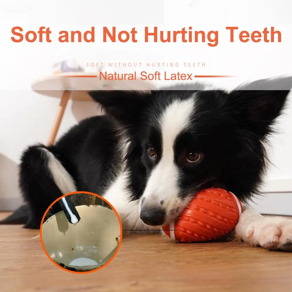 Собака вокальная игрушка укус регби мяч для игры взаимодействие Molars Pet жевательная игрушка для щенка игрушки для зубов игрушки для чистки домашних упражнений