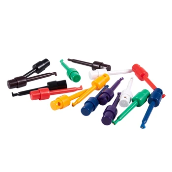 

Multimeter Part Colorful Electrical Testing Hook Clip Grabber 8 Pair