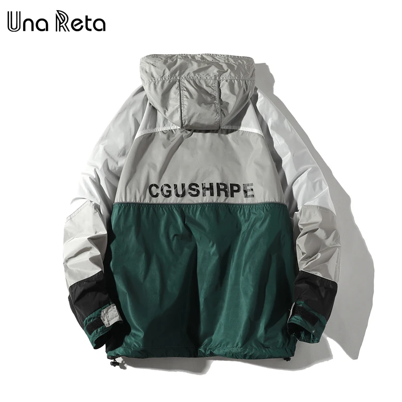 Una Reta/мужская куртка с капюшоном осенняя Новинка модное повседневное пальто