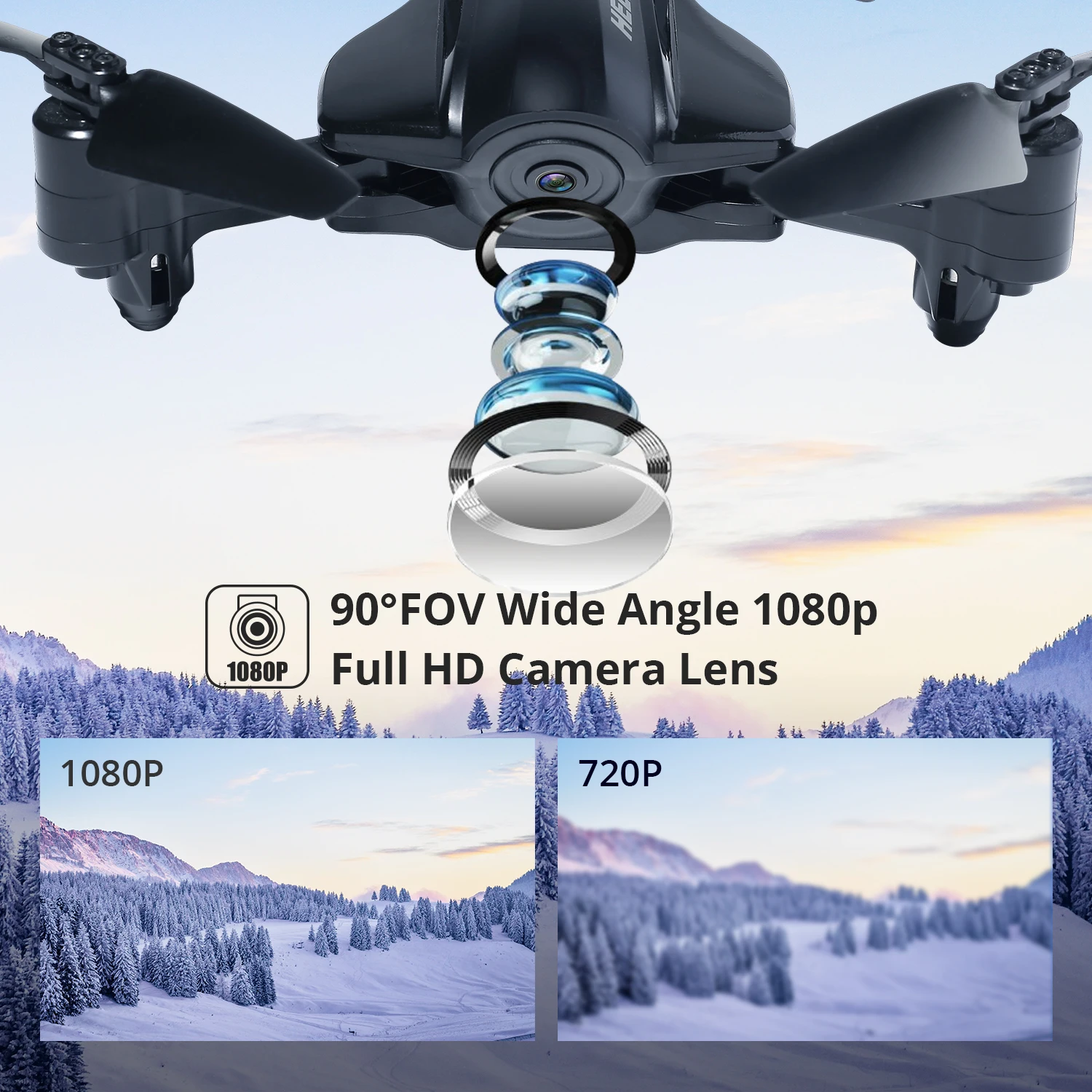 Holy Stone HS165s складной gps Дрон с 1080P HD камерой 5 ГГц WiFi передача FPV видео Дрон RC Квадрокоптер вертолет