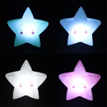 Night-Lamp Bedroom Decoration Star-Shape Baby Children's LED Led-Toy