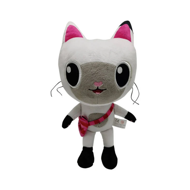 Gabby Race House Peluche pour Enfants, Animaux en Peluche de Dessin Animé  Mercat, Chat Souriant, Voiture Chat, HDPGaby Girl Dolls, Cadeaux  d'anniversaire, Jouet pour Enfants, 25cm - AliExpress