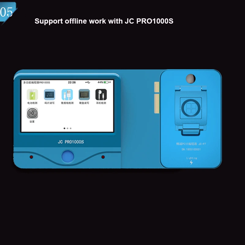 JC Pro1000S Мультифункциональный JC P7 NAND Программист PCIE SN чтение записи для iPhone 6S 6SP 7 7P Обновление памяти iPad Pro удаление ошибок